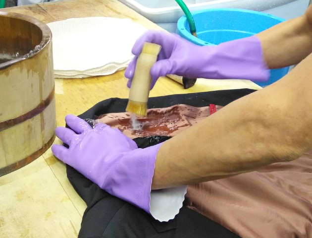 背広・スーツを水で洗う